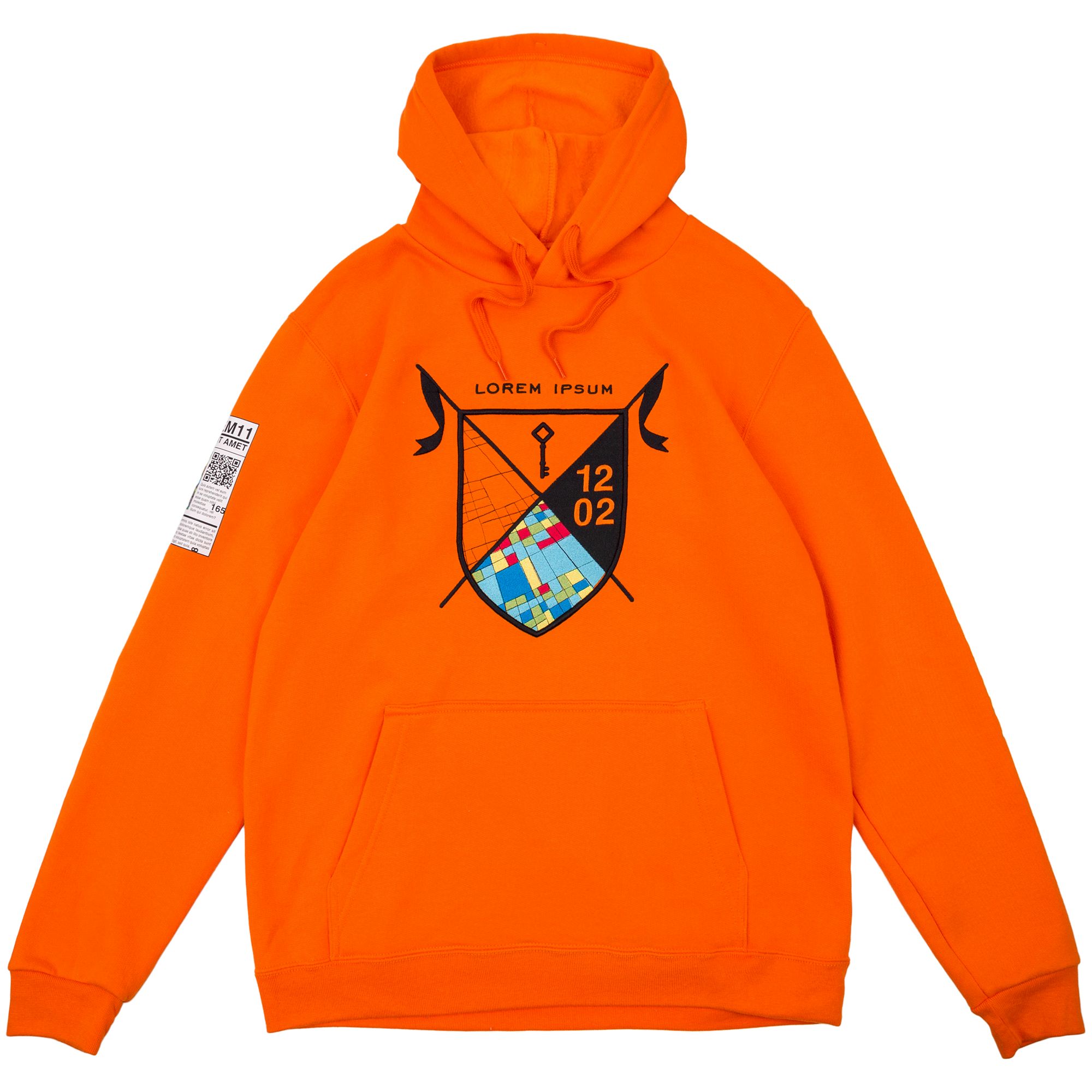 Printed Zip Hoodie