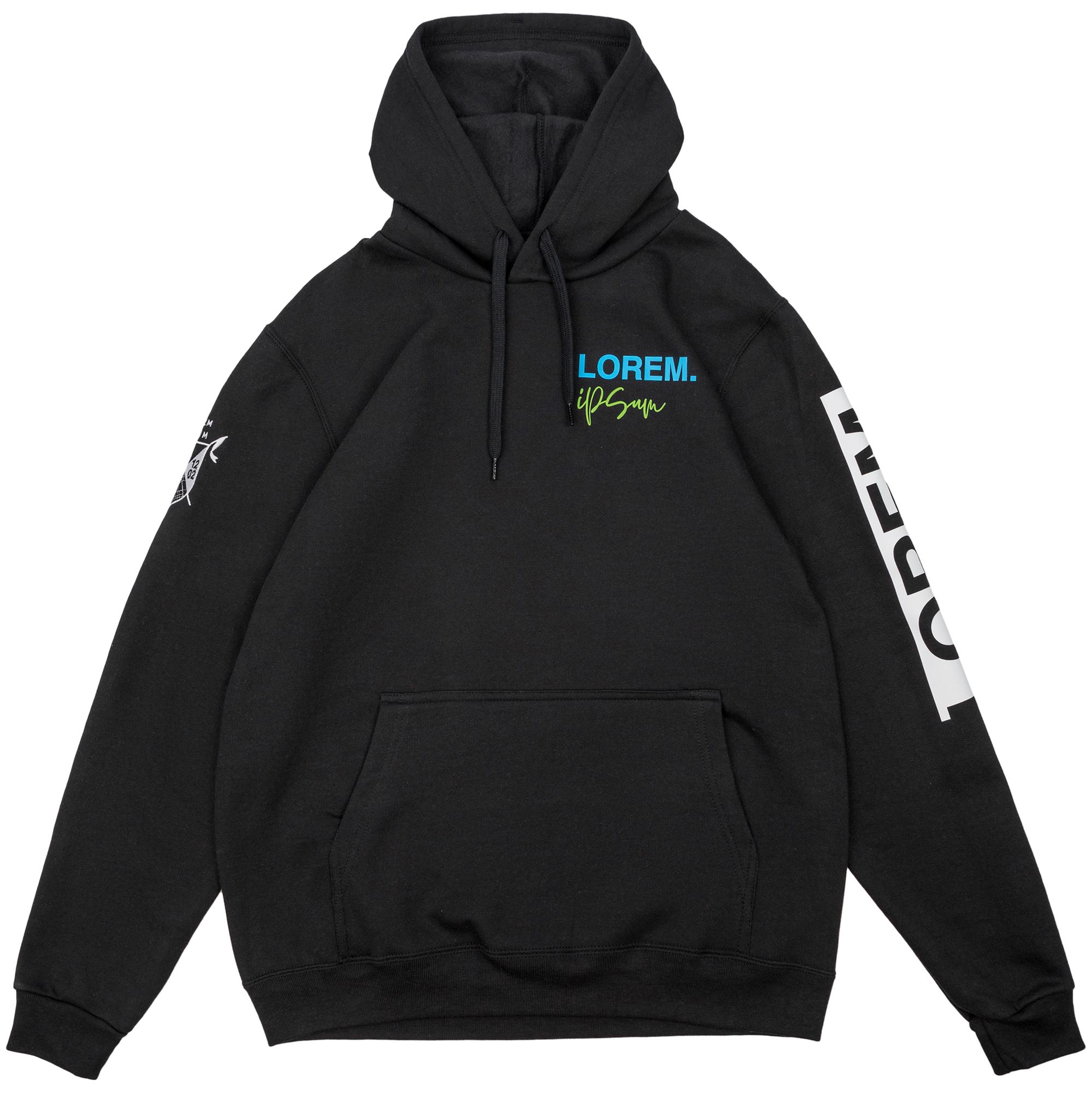 Printed Zip Hoodie